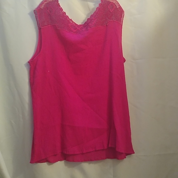 Pink Chaps sleeveless blouse - Picture 3 of 5